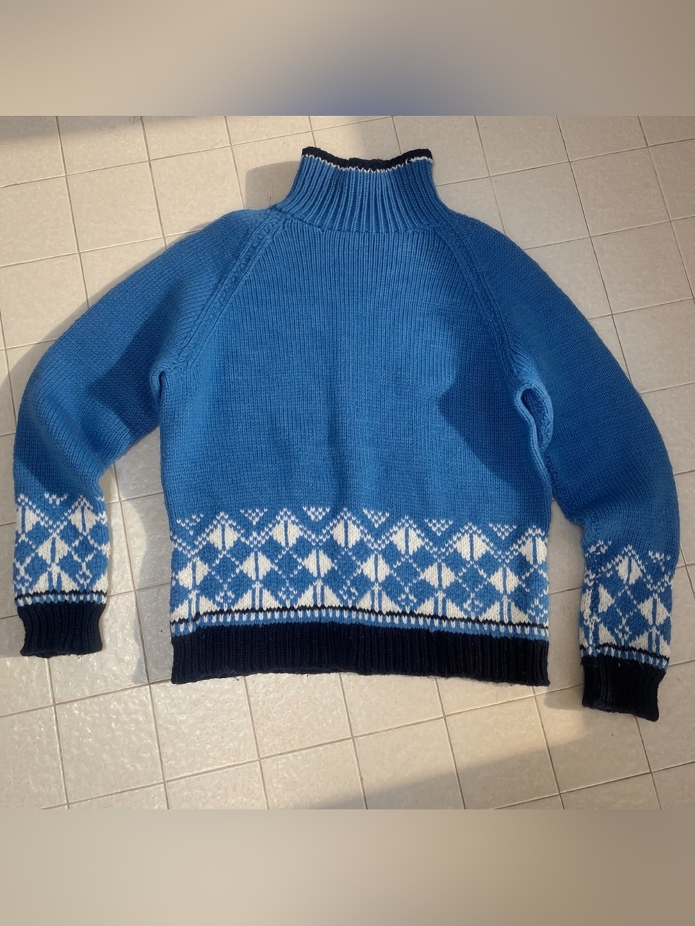 Vintage Mockneck Winter Sweater